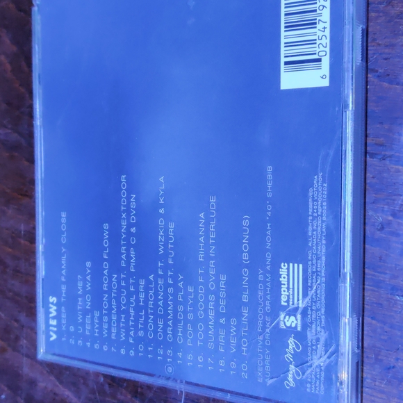 Drake views cd - Picture 5 of 5